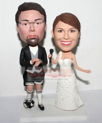 Kilts wedding cake toppers 1132