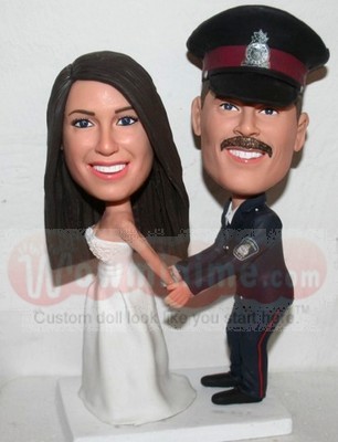 Policeman Groom Wedding Cake Toppers