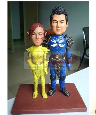 custom game character- wow - cake topper custom game character- wow - cake topper