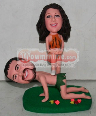 Humorous custom dolls - couple 831 Humorous custom dolls - couple 831