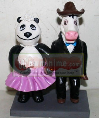 Custom cake toppers - Bear and Horse 10841 Custom cake toppers - Bear and Horse 10841