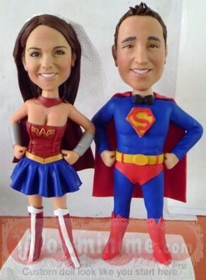 Superman themed cake toppers BW74