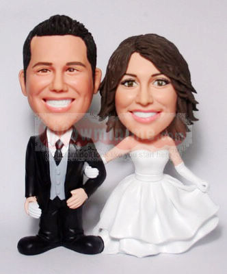 Custom wedding cake toppers BW76