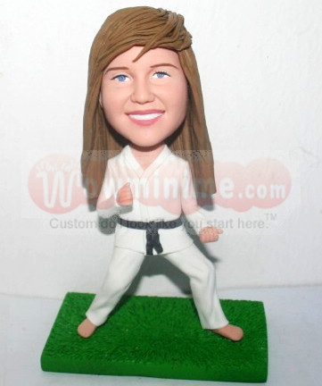 Taekwondo Girl Personalized doll - D-316 Taekwondo Girl Personalized doll - D-316