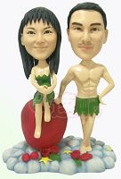 funny dolls- primitive people- S066 funny dolls- primitive people- S066