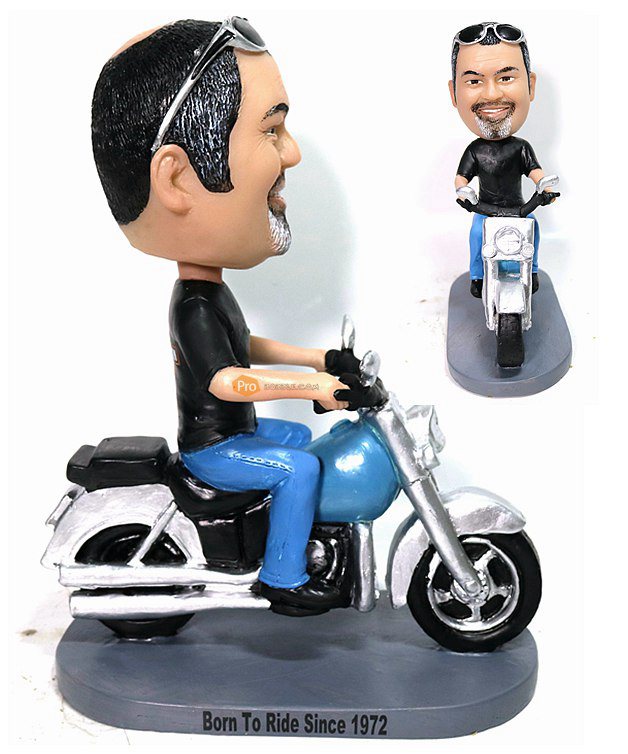 Custom bobbleheads Harley Davidson Gifts For Dad Motorcycle