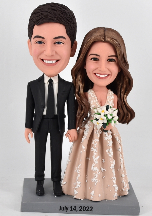 Custom cake toppers best couple dolls for anniversary gifts