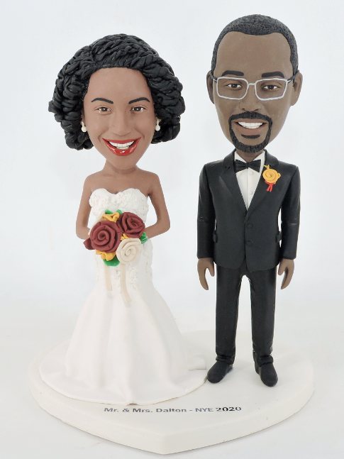 Custom cake toppers classic wedding anniversary