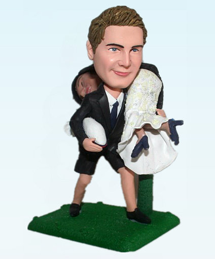 Custom cake toppers Rugby player