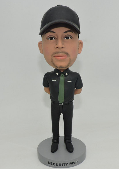 Custom Bobbleheads Figurines security guard