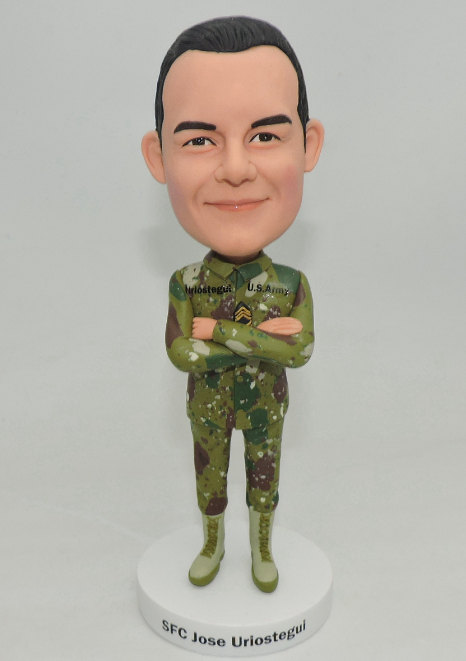 Custom Bobbleheads Figurines  military soldier officer