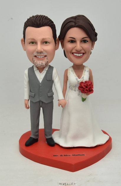 Custom cake toppers Mom and Dad anniversary