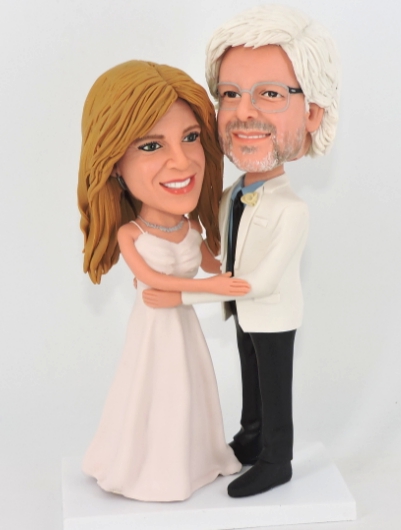 Custom cake topper Mom and dad wedding anniversary gifts